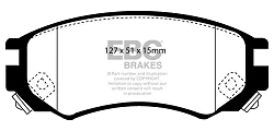DP1101 Klocki hamulcowe ULTIMAX2 EBC Brakes Nissan Sunny N14 Sunny N14 GTi