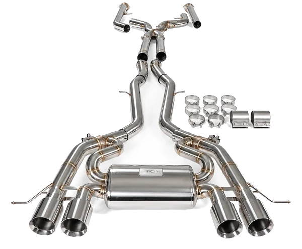 Aktywny układ wydechowy z klapami Cat-Back Dual X-Pipe FMIC.Pro BMW M3 G80 G81 M4 G82 G83 3.0 S58 2021-