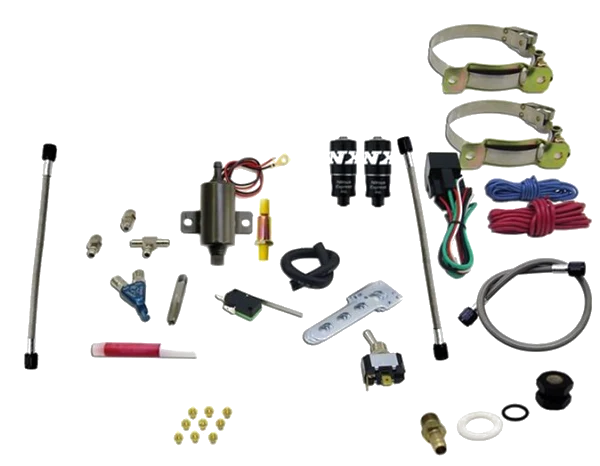 Two Cylinder Piranha System with Single Nozzle without Bottle Nitrous Express NX 60022-00P