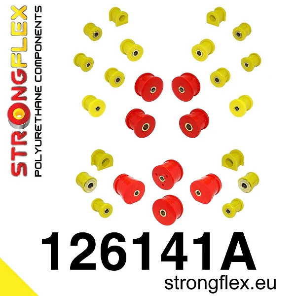 126141A: Zestaw poliuretanowy kompletny SPORT Mitsubishi Lancer EVO 4/5/6