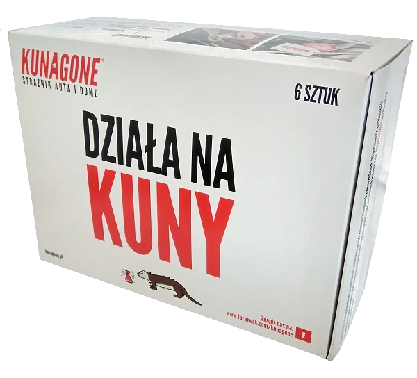 KUNAGONE Naturalny odstraszacz na kuny 6-pak PL
