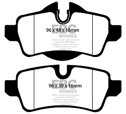 DP1931 Klocki hamulcowe ULTIMAX2 EBC Brakes Mini Hatch 2nd Gen R56 Cooper Mini Hatch 2nd Gen R56 Cooper S Mini Clubman R55 Cooper Mini Clubman R55 Cooper S Mini Convertible R57 Cooper Mini C