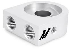 Zestaw uniwersalnej chłodnicy oleju Mishimoto 10 Rzędów Srebrna