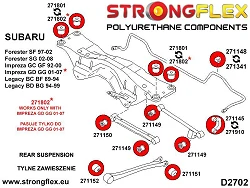 271802B: Tuleja tylnego wózka