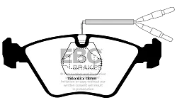 DP881 Klocki hamulcowe ULTIMAX2 EBC Brakes Citroen XM Saloon XM Estate Peugeot 605