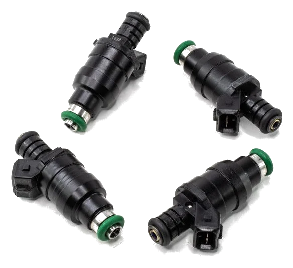 Zestaw wtryskiwaczy DeatschWerks uniwersalne nisko ohmowe 14mm 4szt 800cc