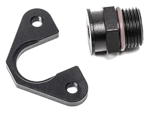 FPR Adapter 8AN ORB 7mm Bore 39mm Offset M6 Radium Engineering