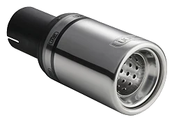 Uniwersalna końcówka tłumika okrągła 80mm długość 120mm średnica montażowa 45mm - N1-07/45