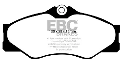 DP4654R Klocki hamulcowe YELLOWSTUFF EBC Brakes Volkswagen Caravelle Volkswagen COMMERCIAL LT Transporter Kombi/Camper T3 LT 35 LT 40 LT 45 LT 50 LT 55