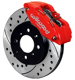 Wilwood 140-12996 Kuty przedni zestaw hamulcowy DPHA 10.32 wiercony czerwony Honda Acura