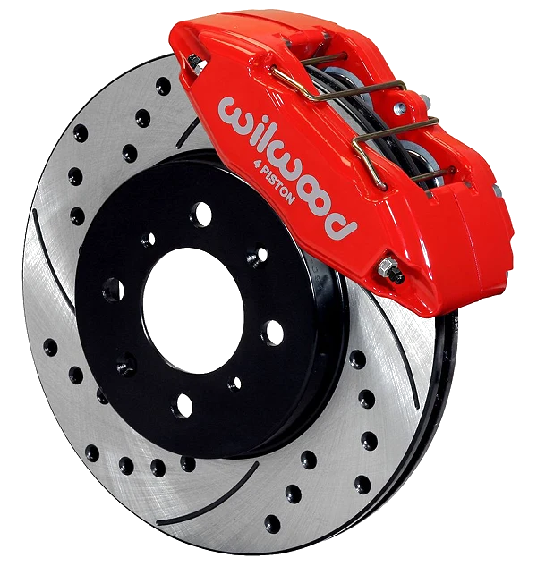 Wilwood 140-12996 Kuty przedni zestaw hamulcowy DPHA 10.32 wiercony czerwony Honda Acura