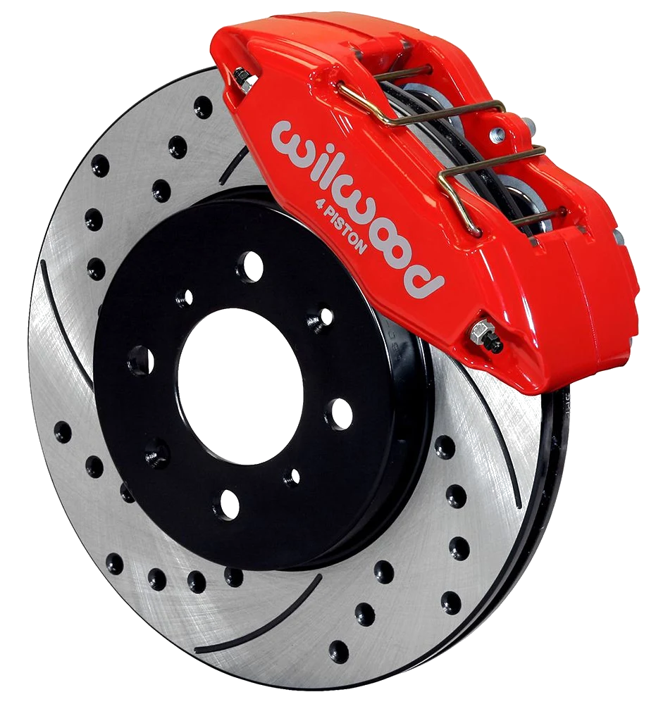 Wilwood 140-12996 Kuty przedni zestaw hamulcowy DPHA 10.32 wiercony czerwony Honda Acura