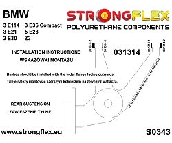036052B: Kompletny zestaw zawieszenia BMW 5 E28 / 6 E24