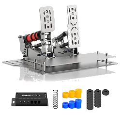 Pedalbox Pedały SIMSONN Plus X Racing Simracing Symulator - Srebrny - PLUS X