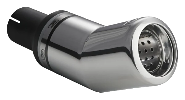Uniwersalna końcówka tłumika okrągła 80mm długość 170mm średnica montażowa 50mm - N1-13-1/50