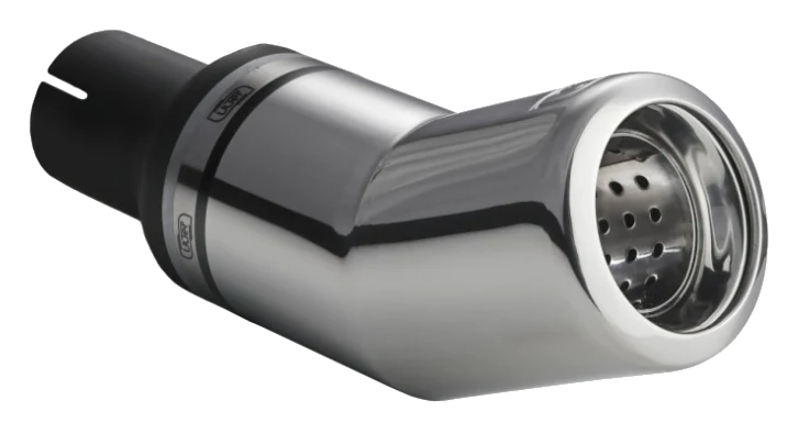Uniwersalna końcówka tłumika okrągła 80mm długość 170mm średnica montażowa 55mm - N1-13-1/55