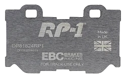 DP81824RP1 Sportowe klocki hamulcowe RP-1 Racing EBC Brakes Infiniti FX30D FX37 FX50 G37 M30D M35h M37 Q50 Q50 Hybrid Q60 Q60 Coupe Q70 QX70 Nissan 370Z 370Z Nismo Infiniti FX50 G37 M37 M56