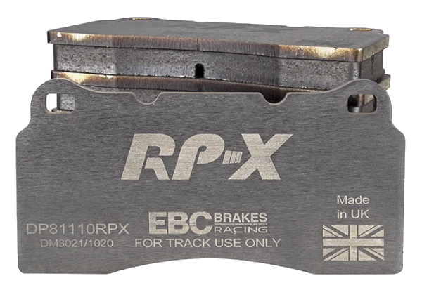 DP81110RPX Sportowe klocki hamulcowe RP-X Racing EBC Brakes Aston Martin DB7 Vanquish Chrysler USA Viper SRT-10 Daimler Super V8 DE TOMASO Pantera 90 Si Dodge USA SRT Viper Viper SRT-10 Vipe