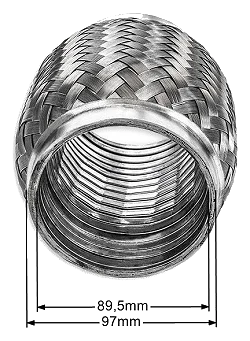 Łącznik elastyczny wydechu 89mm 150 mm