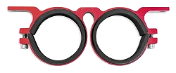 Podwójne mocowanie pompy paliwa 60mm Czerwony