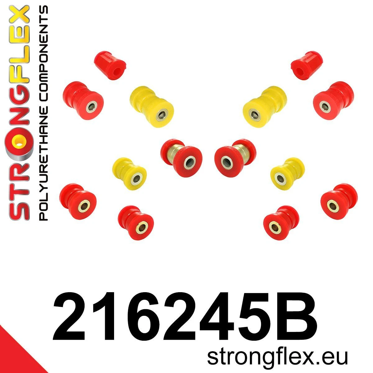 216245B: Zestaw tulei tylnego zawieszenia