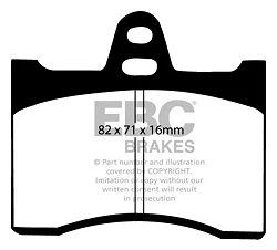 DP227 Klocki hamulcowe ULTIMAX2 EBC Brakes Citroen Xantia Estate CX Estate XM Estate