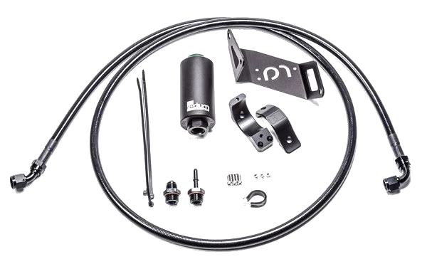 Dedykowany filtr paliwa z wkładem stalowym 10um BMW E90 E92 E93 Radium Engineering