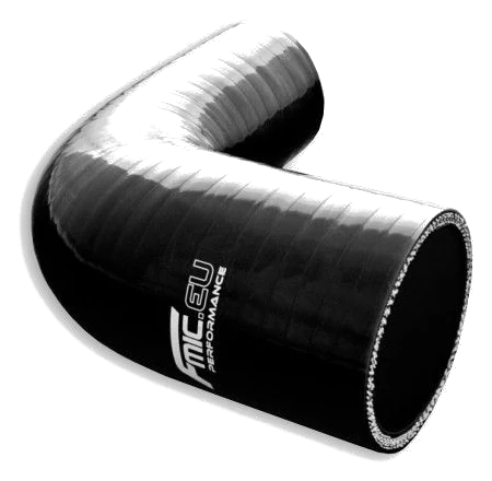 Silikonowe kolanko redukcyjne 90' 80/83mm Czarny - 009080/83-B