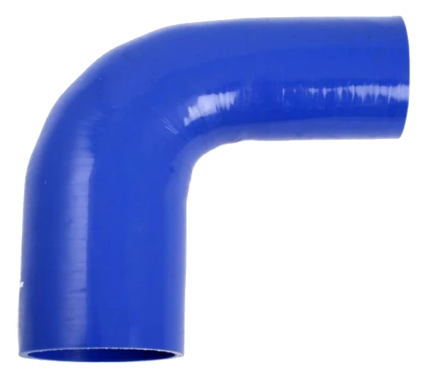 Wąż silikonowy niebieski 90 stopni 3,5 - 4" (89 - 102mm)