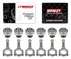 Kute tłoki Wiseco + korbowody Manley H-beam Toyota Supra 2JZGTE 3.0l 24V 93-98 86.5mm CR 8.39:1