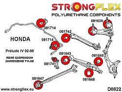 086203A: Zestaw zawieszenia tylnego SPORT Honda Prelude