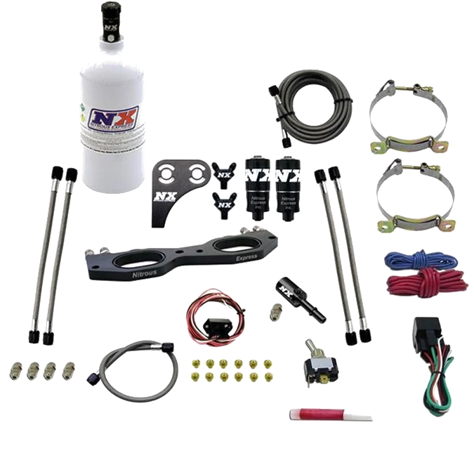 Nitrous Plate System for Polaris RZR 900 with 2.5Lb Bottle Nitrous Express NX 67001-2.5P - USA-NX-67001-2.5P