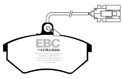 DP841/3 Klocki hamulcowe ULTIMAX2 EBC Brakes Volkswagen Golf Mk3 Golf Mk3 GT - DP841/3