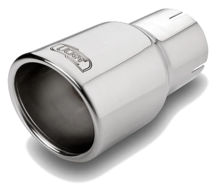 Uniwersalna końcówka tłumika okrągła 90mm długość 190mm średnica montażowa 60mm - N1-90RS*/60