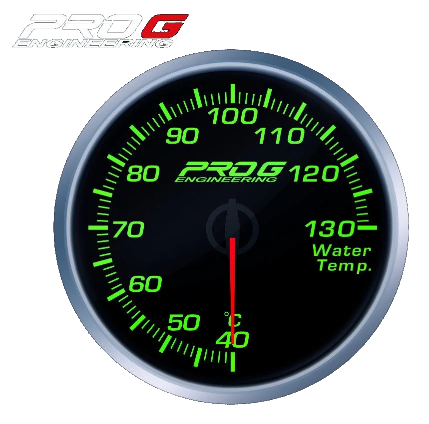 Wskaźnik Pro G Race Series 2 RS, temperatury wody °C GREEN 52mm