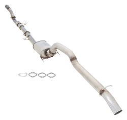 Układ wydechowy XForce Toyota Hilux 2005-2015 3.0L Turbo Diesel stal nierdzewna