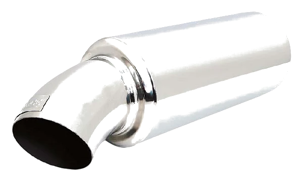Tłumik okrągły XForce  4" Dumpipe Style 7" OD Tip, wejście 3" dł. 14"