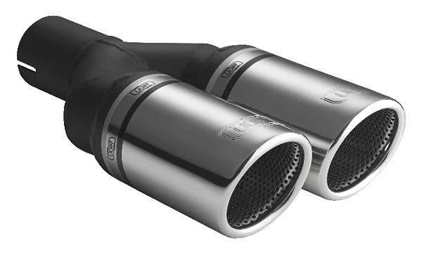 Uniwersalna końcówka tłumika okrągła 100mm długość 200mm średnica montażowa 60mm - N2-101RS/60