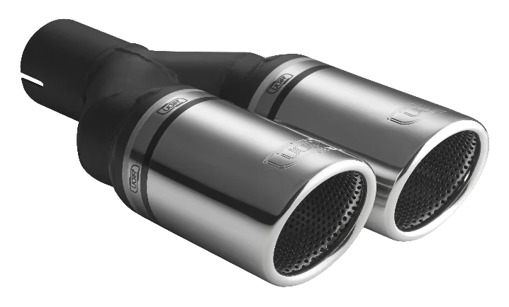 Uniwersalna końcówka tłumika okrągła 100mm długość 200mm średnica montażowa 60mm - N2-101RS/60