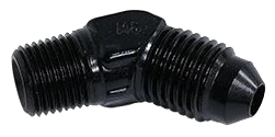 Fitting Adapter AN4 Male x 1/8NPT 45 Degree Nitrous Express NX 16091