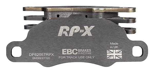 DP82057RPX Sportowe klocki hamulcowe RP-X Racing EBC Brakes Porsche 911 991 Boxster 981 Boxster Spyder 981 Boxster 718 Cayman 981 Cayman 718 Porsche 911 997 911 991 Boxster Boxster S Boxster