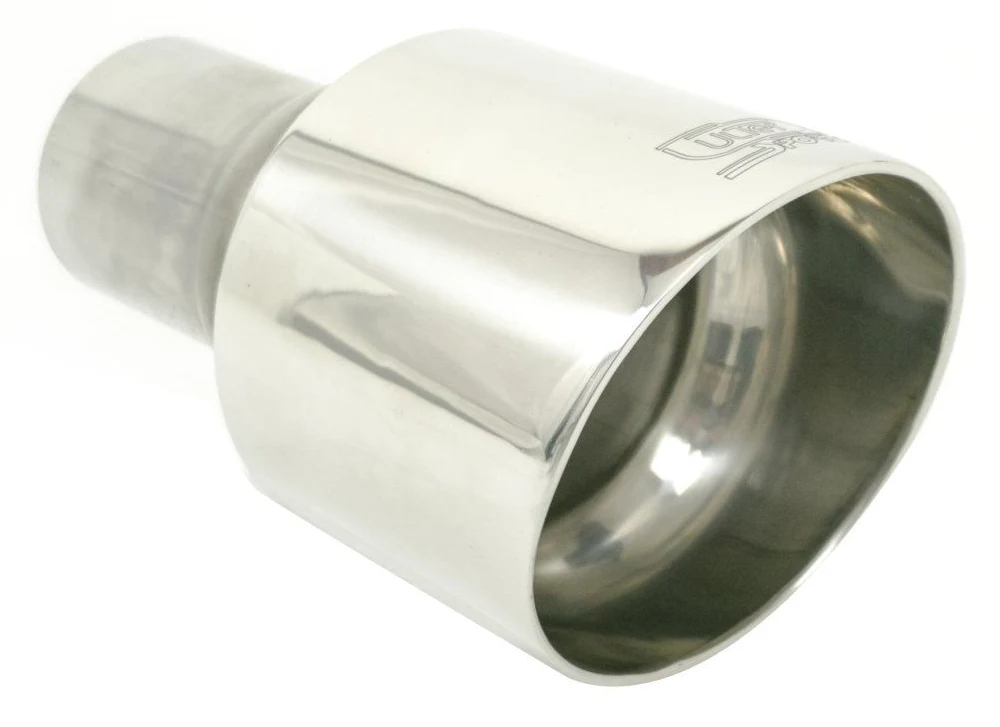 Uniwersalna końcówka tłumika okrągła 120mm długość 120mm średnica montażowa 55mm - N1-120-1/55