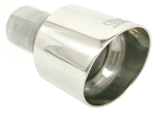Uniwersalna końcówka tłumika okrągła 120mm długość 120mm średnica montażowa 55mm - N1-120-1/55
