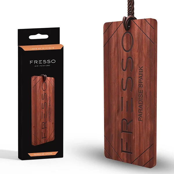 FRESSO Paradise Spark elegancka drewniana zawieszka zapachowa