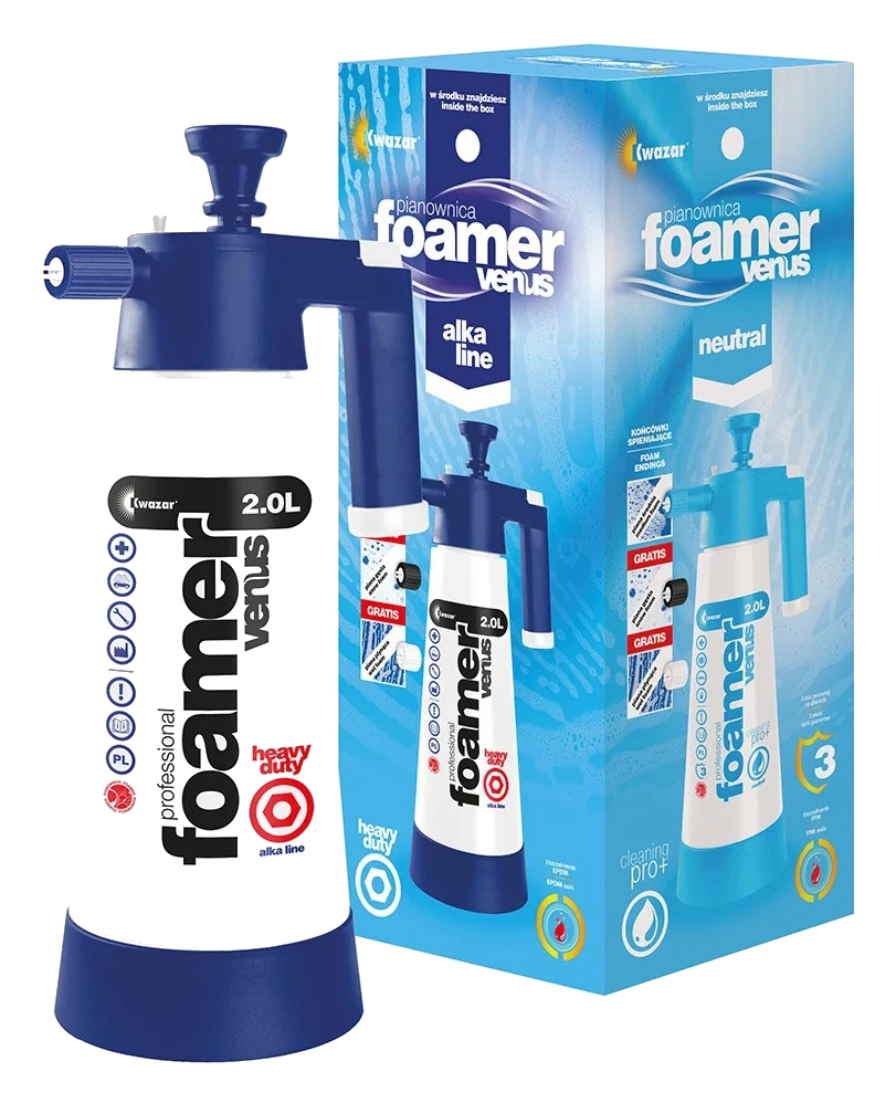 Kwazar Pianownica VENUS Super Foamer Alkaline 2L + dodatkowe końcówki spieniające