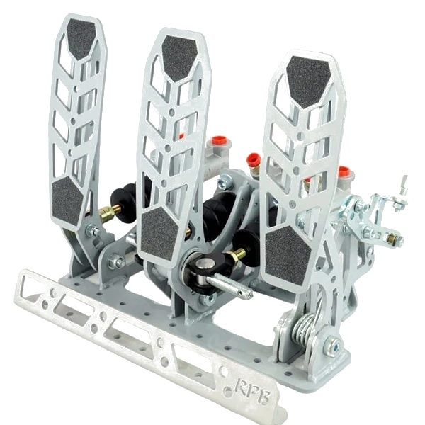 Pedalbox Drifting & Rally Mocowany do Podłogi z Podparciem Stopy RacingPedalBoxes – Szary