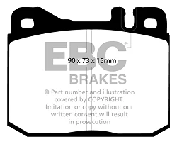 DP261 Klocki hamulcowe ULTIMAX2 EBC Brakes Mercedes-Benz W114 230.6 W114 250 W114 250 C W114 250 CE W114 280 W114 280 C W114 280 CE W114 280 E W115 240 D W116 280 S W116 280 SE W116 280 SEL