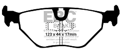 DP2690 Klocki hamulcowe GREENSTUFF EBC Brakes BMW 5 Series E34 518 5 Series E34 520 5 Series E34 524 5 Series E34 525 5 Series E34 530 5 Series E34 535 5 Series E34 540 7 Series E32 730 7 Se