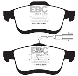 DPX2010/2 Klocki hamulcowe ULTIMAX2 EBC Brakes Chrysler UK Delta Lancia Delta - DPX2010/2