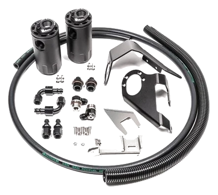 Dual Catch Can Kit for Nissan 370Z Fluid Lock Radium Engineering
